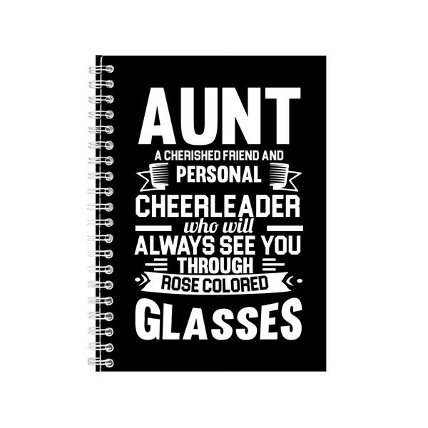 Aunt Notebook Aunty Gift Idea Writing Book Notepad Pad 22