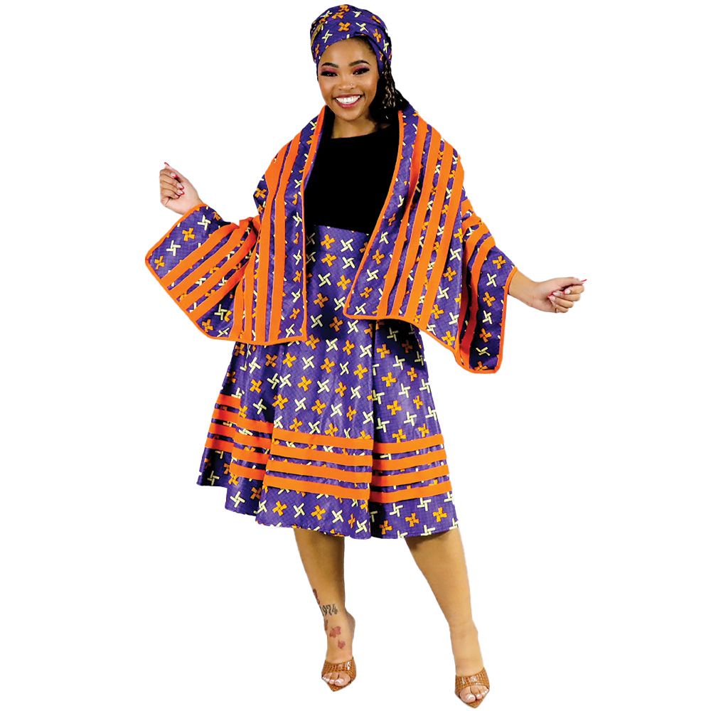 Anna-Mo Purple Xhosa 3-Piece | Shop Today. Get it Tomorrow! | takealot.com