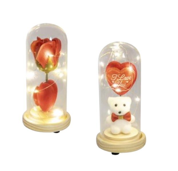 Bulk Pack x 2 Orn Occasion Love Forever Dome