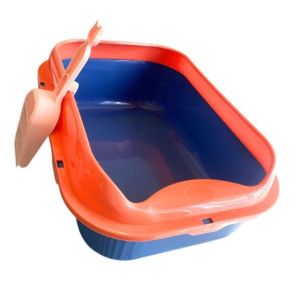 Cat Litter Box With Litter Scoop - Clean, Comfortable and Convenient