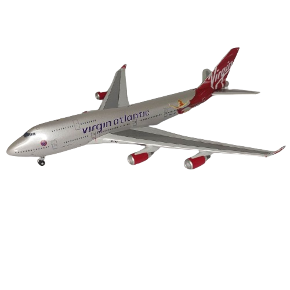 1:400 Scale, Virgin Atlantic, Boeing 747-400, Diecasy Alloy Display ...