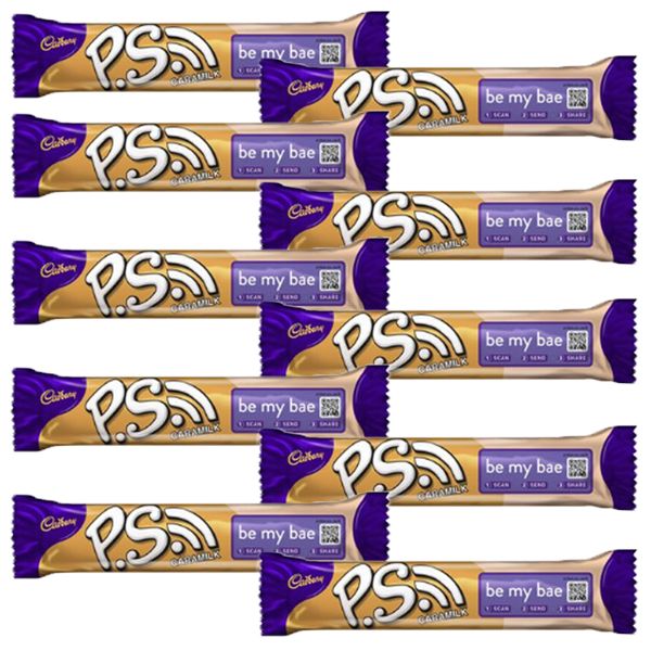 Cadbury PS Caramilk Chocolate Bars - 10 x 48g