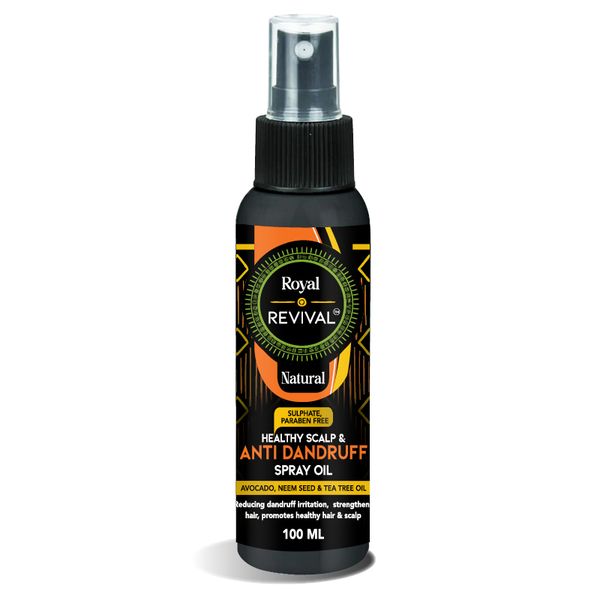 Royal Revival Healthy Scalp &amp; Dandruff Spray Oil, Sulphates &amp; Paraben Free