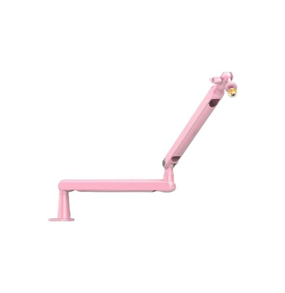 FIFINE - BM88 - Adjustable Microphone Arm Stand With Desk Clamp - Pink