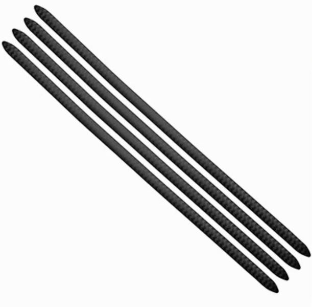 Universal Car Door Edge Protection Rubber / Bumper Scratch Protector 4 Pcs