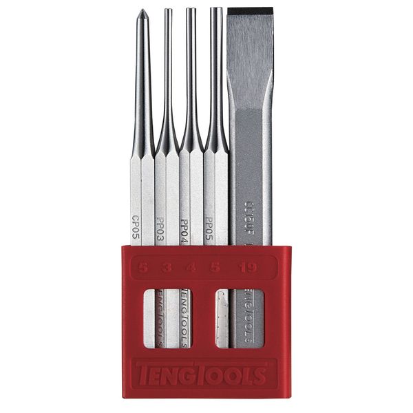 TengTools - 5 Piece Punch/Chisel Set - PCX05