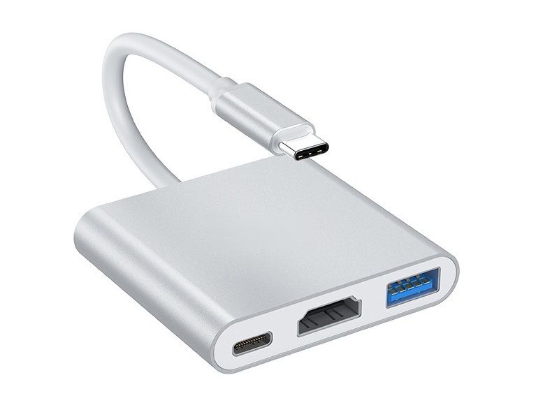 Multi Hub Type-C to HDMI - USB 3.0 - PD Aluminum Alloy HB14 Adapter