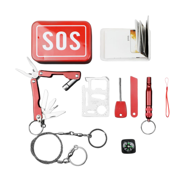 SOS Multifunctional Camping Survival Gear &amp; Adventure First Aid Kit