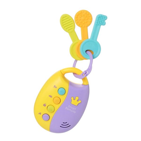 Car Key Remote Control Car Key Safe Abs Toy With Baby Sound Light
