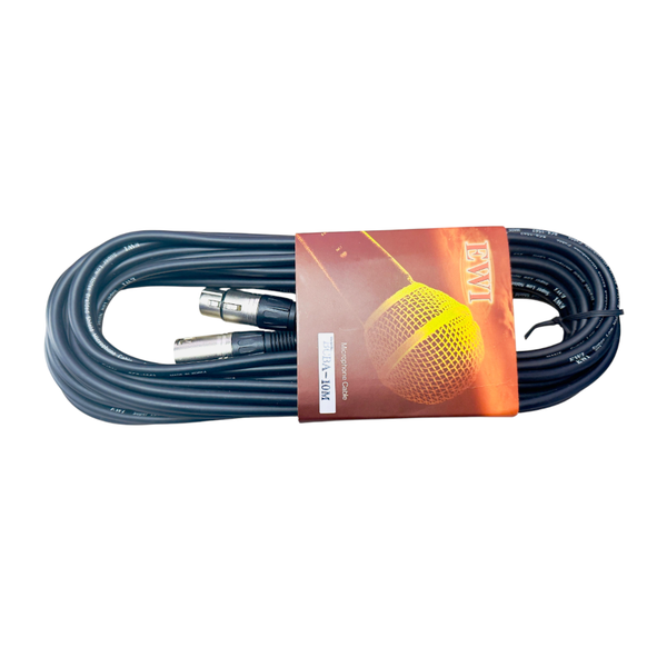 EWI BCBA 10m Economy XLR (M) to XLR (F) Mic Cable