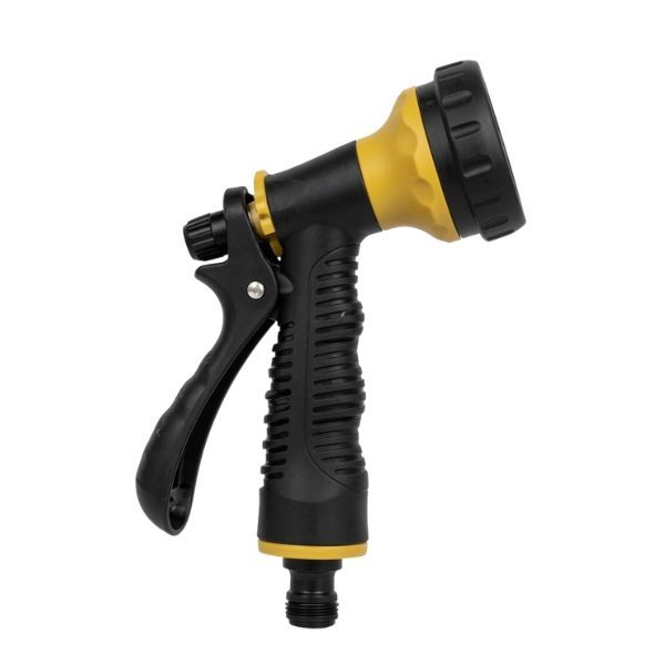 Garden Hose Spray Gun Nozzle - Adjustable 8 Pattern Water Sprayer