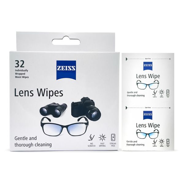 12 Pack - Zeiss - Lens Cleaning Wipes (32 x 12)