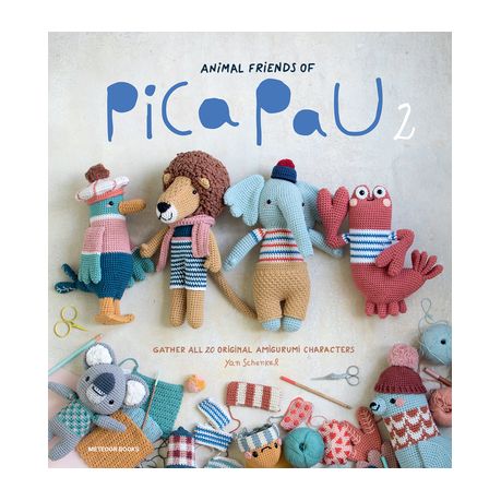 animal friends of pica pau gather all 20 colorful amigurumi animal