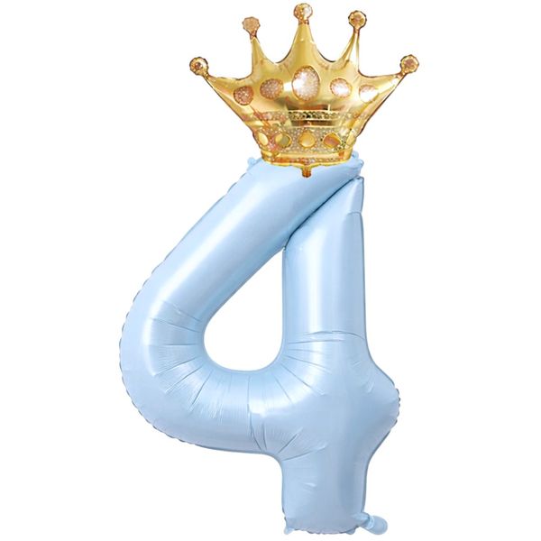 Light Blue Number 4 image
