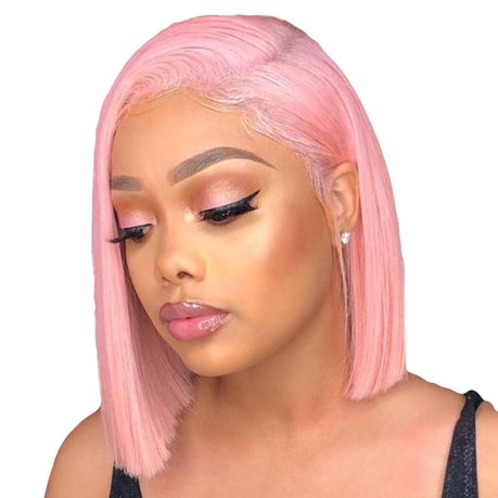 Full Frontal Lace Wig Bob – Pink Liquorice SA