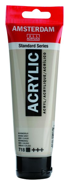 AMSTERDAM Acrylic Paint 120ml Warm Grey Tube