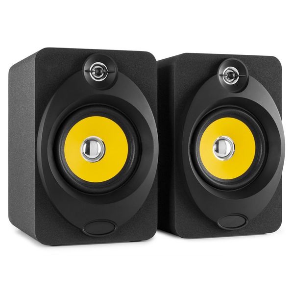 Vonyx XP50 Studio Monitor 5.25" with USB &amp; Bluetooth Pair Black
