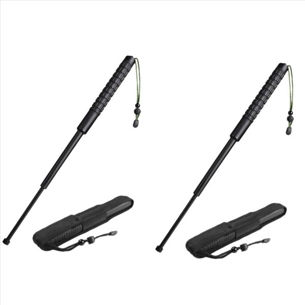 Telescopic Hiking Security Stick Self-Protection Outdoor Tool 55Cm