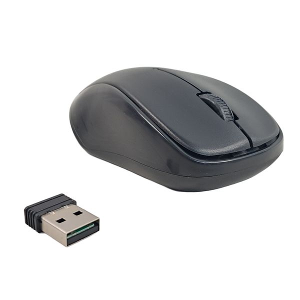 2.4GHz Wireless Mouse - USB Receiver, High Precision, 1600 DPI, Plug &amp; Play
