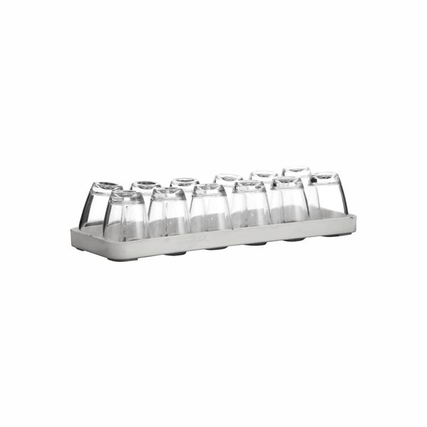 Bar Butler - 12 Clear Shot Glasses On A tray 25ml - Pack Of 12