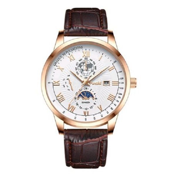 Men, Junior, Boys Brown Leather Formal Watch