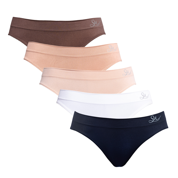 SU - Bikini Bottom Panties - 5 Pack