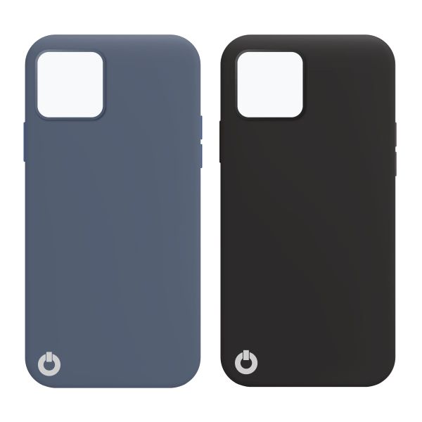 Toni Twin Silicone Case Apple iPhone 12 Pro Max - Black/Blue
