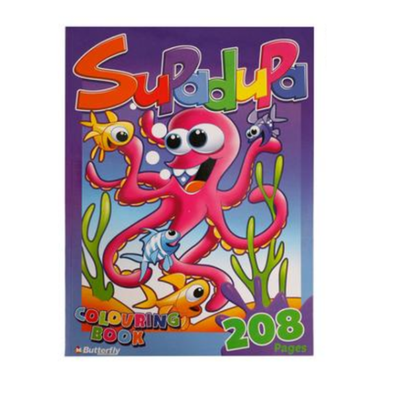 Supadupa - Colouring Book - Set of 2