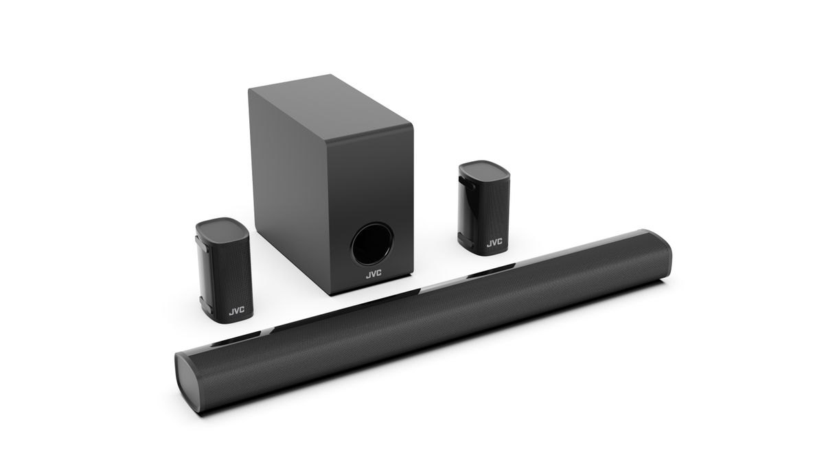 【vin Store】サウンドバー関連 JVC 5.1 Sound bar System with Wired Subwoofer and Satellite