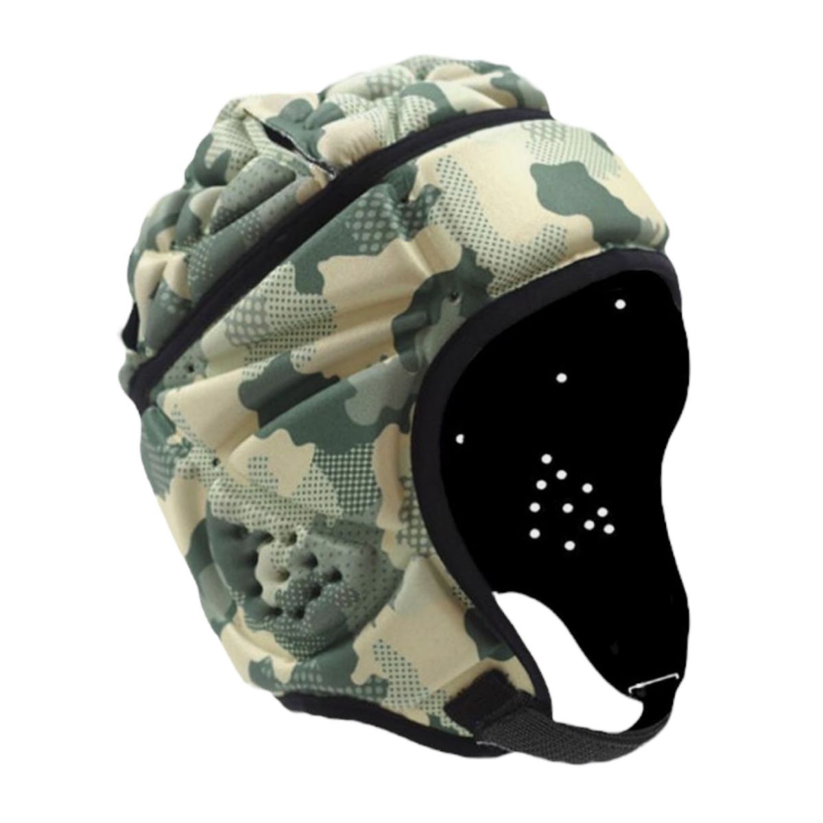 Rugby Scrum Cap Green Camo Large