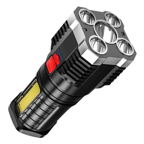 LED Rechargeable Flashlight Strong Light Super Bright Long Life Outdoor