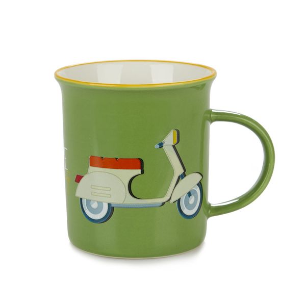 Mug, Ride, 312ml, Green, Ceramic