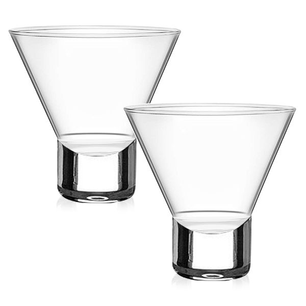 Amazing Martini Glasses Cocktail,Margarita, Glass Dessert Cups - Pack of 2