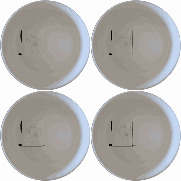Botanical Pressed Flower Bowl Set of 4 - Range 4