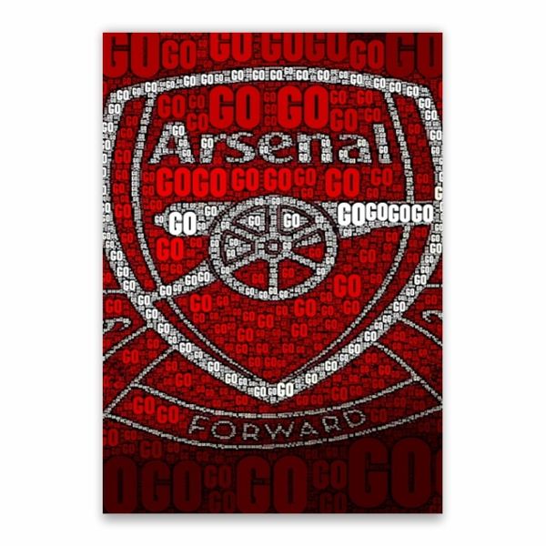 Arsenal Go Gunners Poster - A1