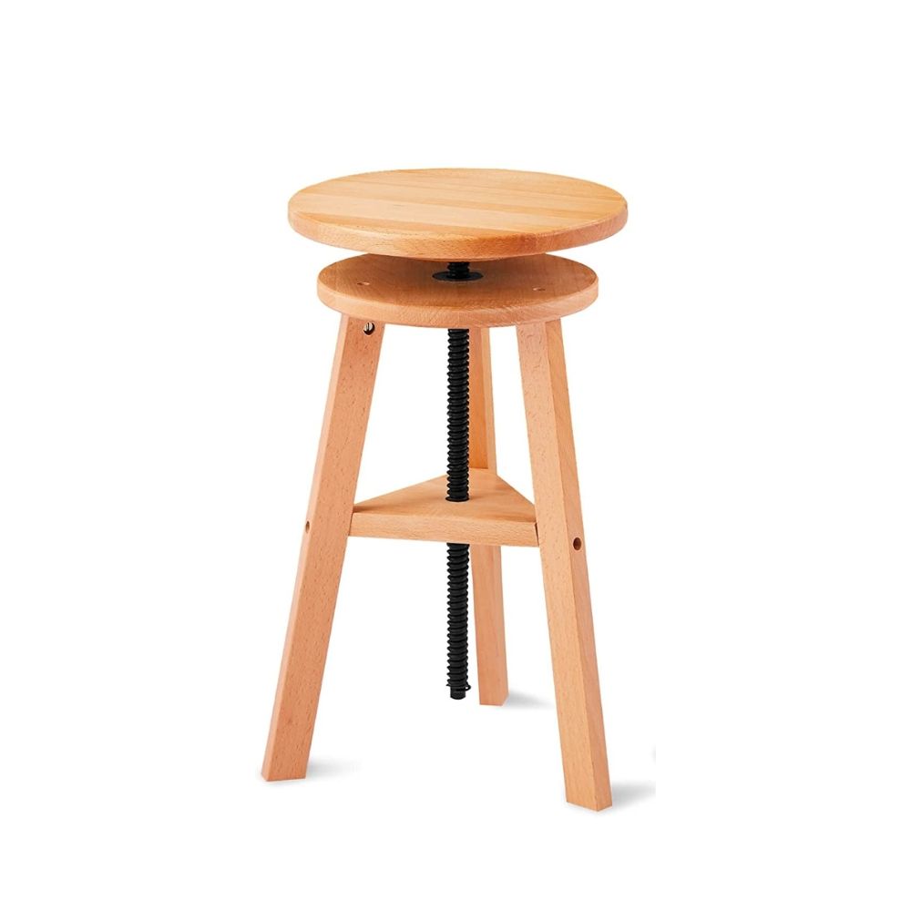 Nerdy Admin Height Adjustable Solid Beech Wood Artist Art Stool 48 68cm Shop Today. Get it Tomorrow takealot