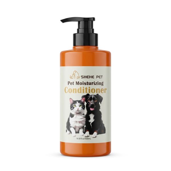 Pet Moisturising Conditioner 500ml - Aloe Vera Dogs Cats Soft Coat Grooming