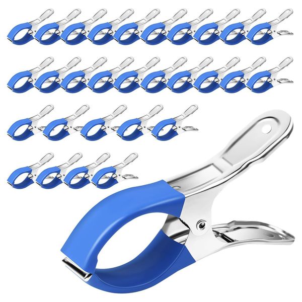 30 Pack Pool Cover Clips for Above Ground Pools, Pool Cover Clamps