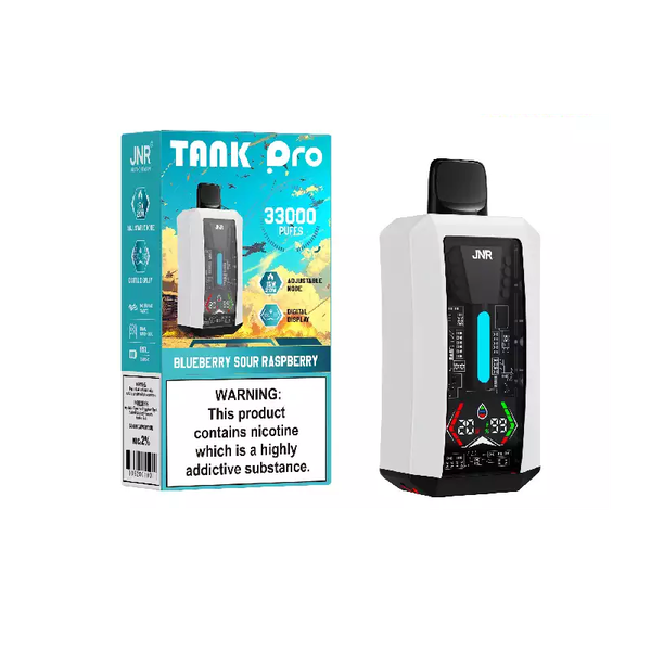 Jnr Tank Pro 33000 Puffs Blueberry Sour Raspberry Disposable Vape