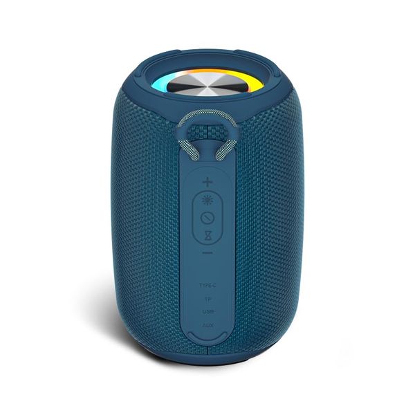 Mini Bluetooth Speaker - Waterproof Wireless with RGB Lights-Portable Audio