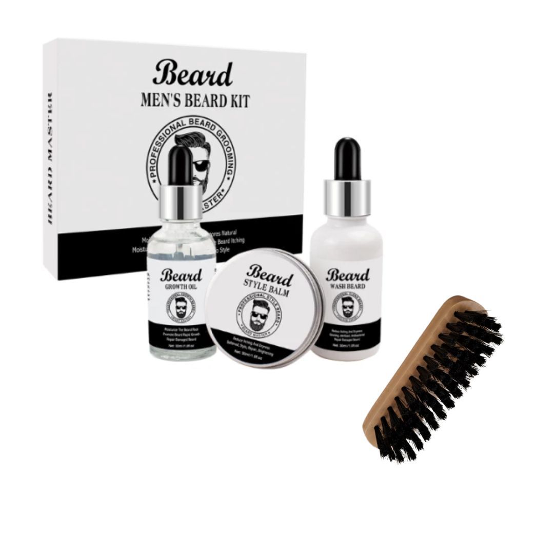 MEN'S Beard Kit and Hair Care Brush
