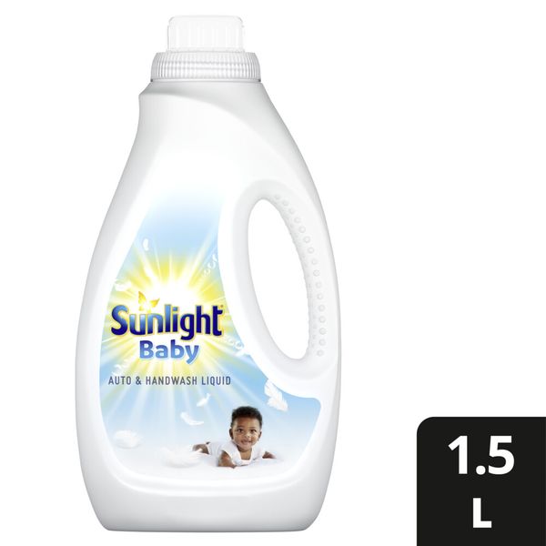 Sunlight Gentle Baby Auto and Hand Washing Liquid Detergent 1.5L