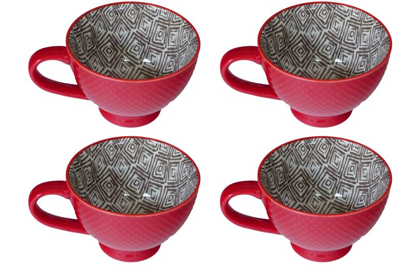 Annabella Porcelain Break Mug - 355ml - Set Of 4