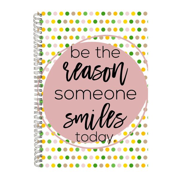 Reason A4 Notebook Spiral Lined Motivational Words Graphic Notepad Gift 135