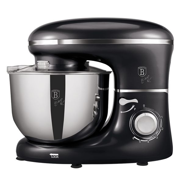 Berlinger Haus 1300W Kitchen Machine Stand Mixer - Carbon Pro