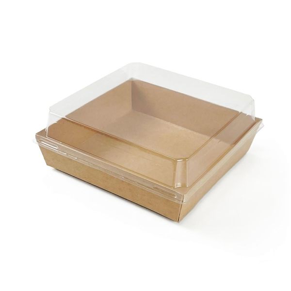 Charcuterie Boxes with Clear Lids (25 Pack)