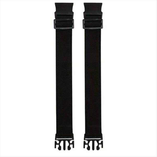 Women Man No Buckle Elastic Belt for Jean-2Pc Invisible Pant Adjuster