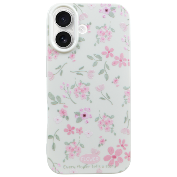 Floral Elegance Phone Case Compatible With iPhone 16 - Pink