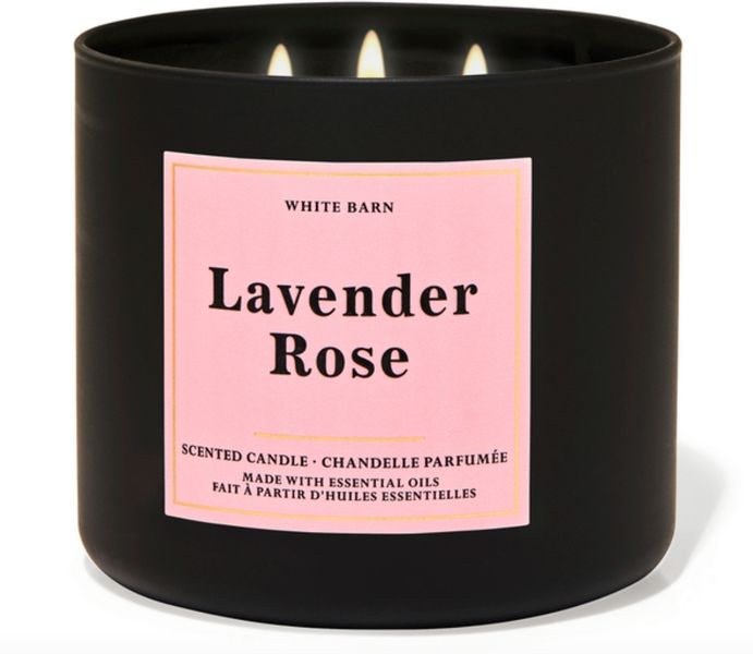 White Barn Lavender Rose 3-wick Scented Candle (Parellel Import)