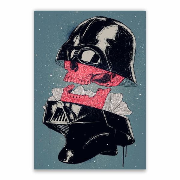Darth Vader Unmasked Poster - A1
